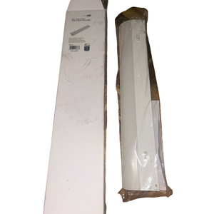 Jasco White LED Light Fixture 18 inch Direct Wire on/off switch